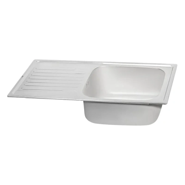 Фото Кухонна мийка Qtap 78*43 Satin 0,8 мм