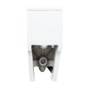 Унітаз-моноблок підлоговий Qtap Kolibri Ultra Quiet безобідковий з сидінням Soft-close WHITE