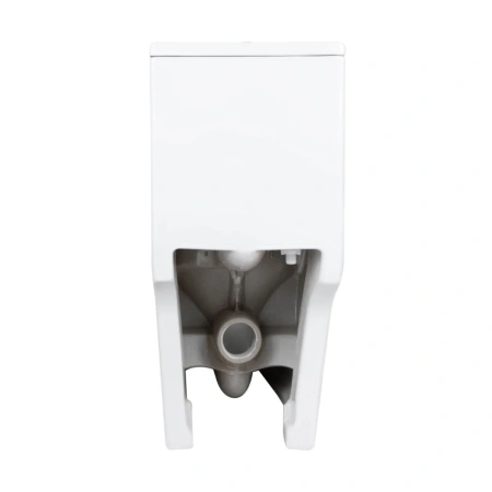 Унітаз-моноблок підлоговий Qtap Kolibri Ultra Quiet безобідковий з сидінням Soft-close WHITE