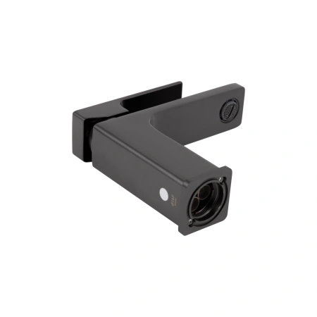 Змішувач для раковини з гігієнічним душем у кольорі збройна сталь Qtap Gemini