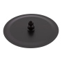 Душовий комплект Qtap для настінного монтажу у чорному кольорі