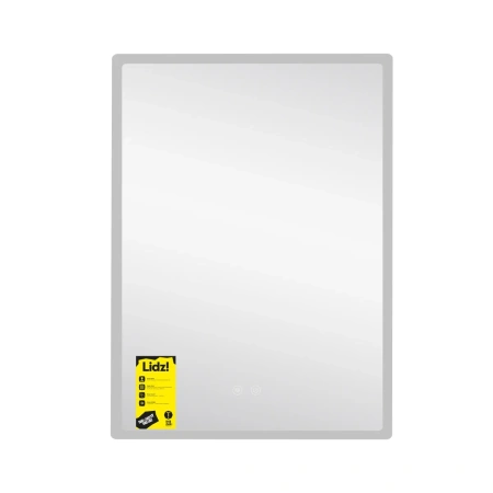 Дзеркало Lidz Orion (OR2) 600х800 з LED-підсвічуванням Touch, з антизапотіванням, з регулюванням яскравості