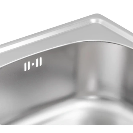 Фото Кухонна мийка Qtap 50*47 Satin 0,8 мм