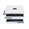 Тумба підлогова Qtap Taurus 800х616х437 White/Whitish oak зі стільницею