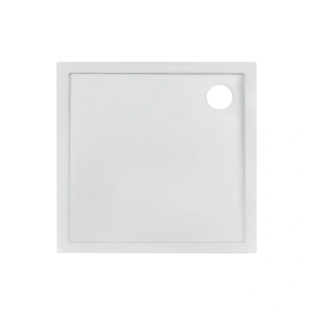 Фото Душовий піддон Qtap Tern 80x80x12 см + сифон
