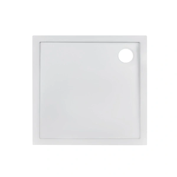 Фото Душовий піддон Qtap Tern 80x80x12 см + сифон