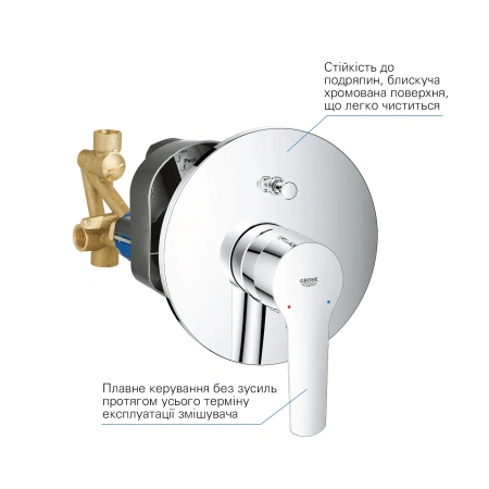 Фото Душова система прихованого монтажу Grohe QuickFix Start