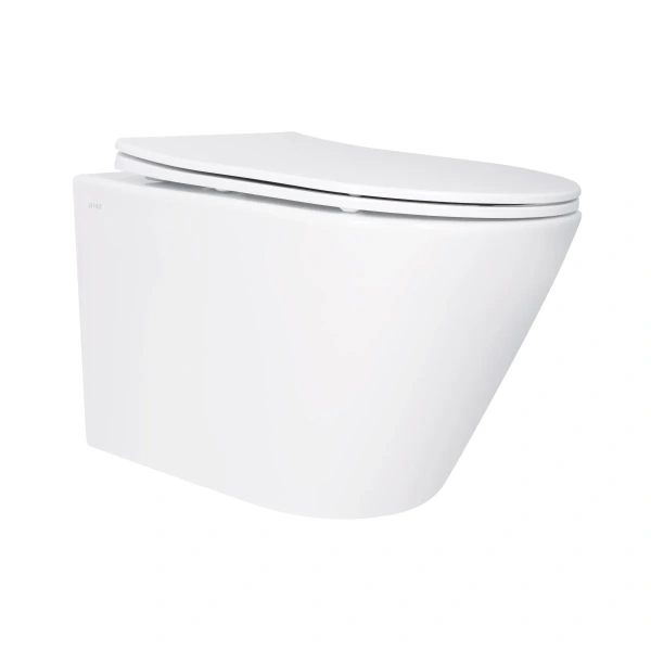 Унітаз підвісний 485х360х320 Qtap Swan WHI безободковий, сидіння з мікроліфтом