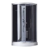Душовий бокс Qtap SAT (Black/Grey)