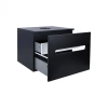 Тумба підвісна Qtap Virgo 600х476х469 Black/White зі стільницею
