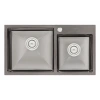 Кухонна мийка Qtap S7843BL 2.7/1.0 мм