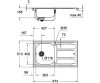 Фото Мийка для кухні з ексцентриком GROHE K-SERIES K 400