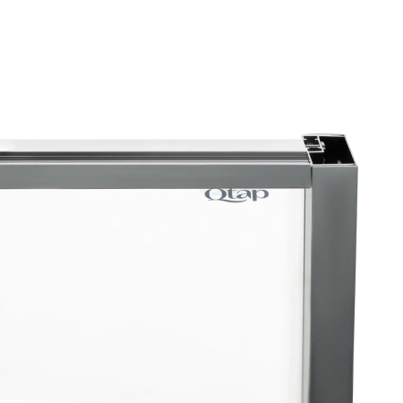 Фото Набір Qtap душова кабіна Scorpio-AC6 Clear 2120x900x900 мм + піддон Diamond 90x90x12 см з сифоном