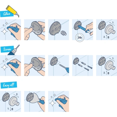Гачок для ванної кімнати Grohe QuickFix Start