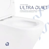 Унітаз-компакт Qtap Cardinal Ultra Quiet безободковий з сидінням Soft-close