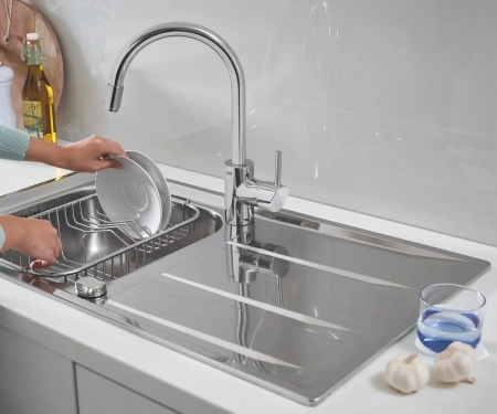 Фото Мийка для кухні з ексцентриком GROHE K-SERIES K 400