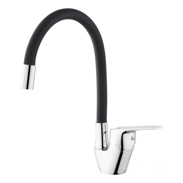Фото Змішувач для кухні Kroner KRM Odra - C032BLK
