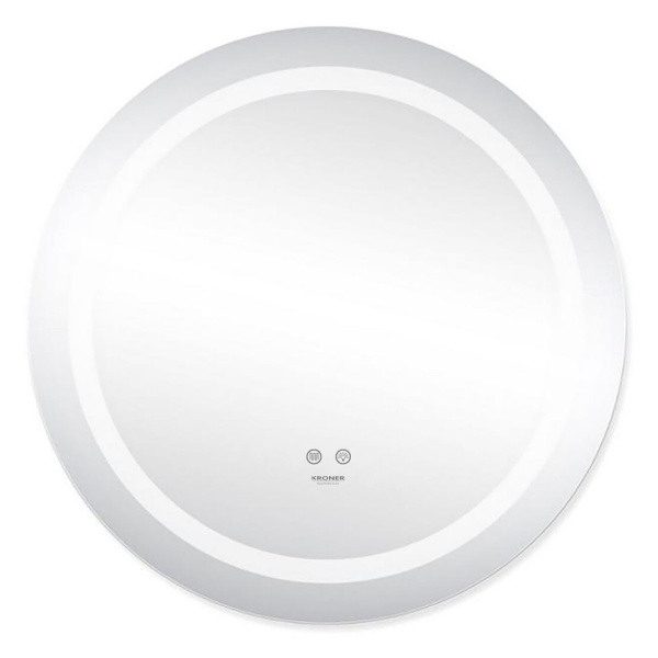 Дзеркало Kroner KRP Spiegel R2 - 6060 з LED-підсвічуванням та антизапотіванням