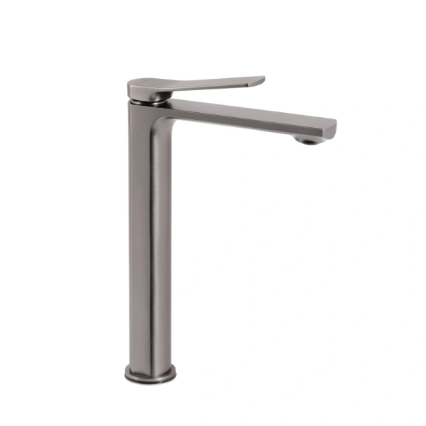 Змішувач для раковини високий Qtap Slavonice (Збройна сталь)