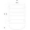 Фото Рушникосушка електричний Qtap Classic