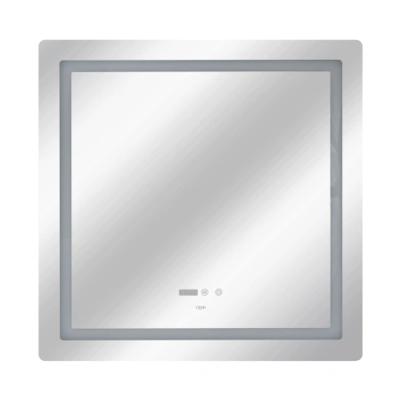 Дзеркало настінне квадратне 800x800 мм. з LED-підсвічуванням, з антизапотіванням Qtap Mideya