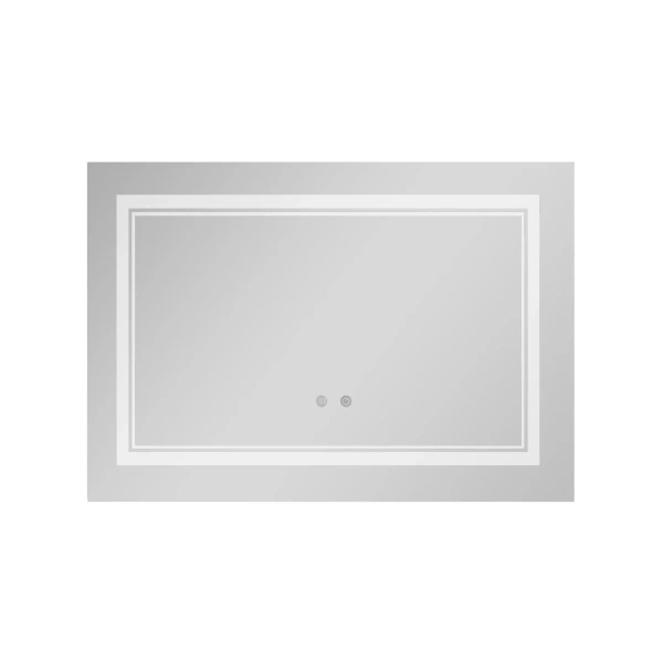 Дзеркало Qtap Cardinal (CA1) 800х600 з LED-підсвічуванням Touch, з антизапотіванням, з димером, рег. темп. кольору (3000-6500K)