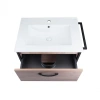 Комплект Qtap Taurus 700х580х437 Whitish oak тумба підвісна + раковина врізна