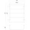 Фото Рушникосушка водяна Qtap Standard