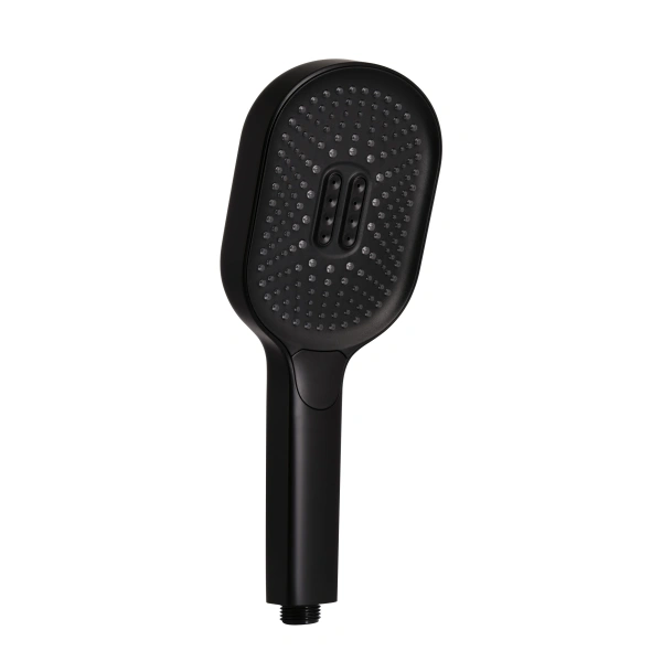Лійка для ручного душу Qtap Rucni 140*110 мм Black Matt