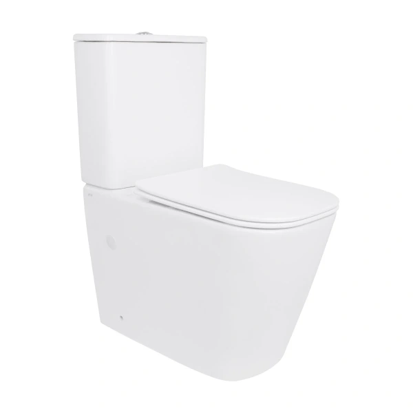 Унітаз підлоговий Qtap Stork Ultra Quiet 630×350×805 мм із сидінням Soft-close, White