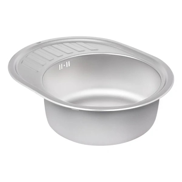 Фото Кухонна мийка Qtap 5745 Satin 0,8 мм