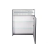 Дзеркальна шафа підвісна Qtap Robin 600х730х145 Graphite з LED-підсвічуванням
