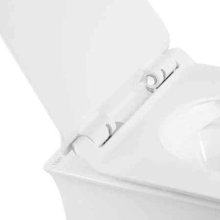 Унітаз підвісний Qtap Virgo безобідковий з сидінням Slim Soft-close