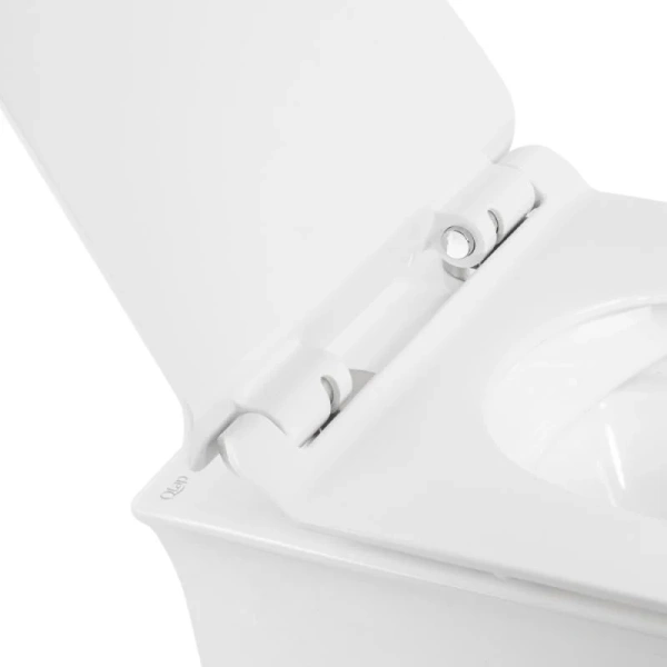 Унітаз підвісний Qtap Virgo безобідковий з сидінням Slim Soft-close