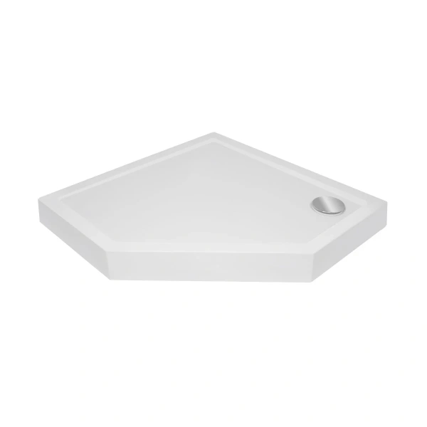 Душовий піддон Qtap Diamond 90x90x12 см + сифон