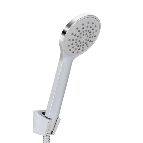 Змішувач для ванни з довгим поворотним виливом та душовим гарнітуром Lidz Latwa