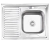 Кухонна мийка Lidz 6080-R Decor 0,8 мм