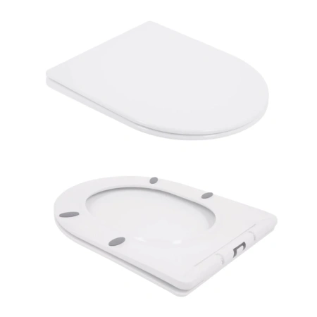 Унітаз підлоговий Qtap Swan Eco Ultra Quiet з сидінням Soft-close 640x360x835 мм White