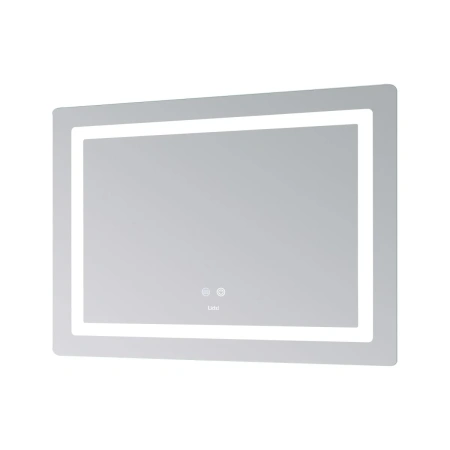 Дзеркало Lidz Kubis (KU2) 900х700 з LED-підсвічуванням Touch, з антизапотіванням, з регулюванням яскравості