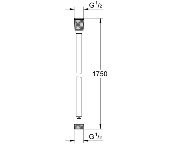 Фото Шланг душовий 175 см GROHE SILVERFLEX