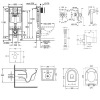 Комплект унітаз з сидінням Qtap Swan + інсталяція Grohe Rapid SL + набір для гігієнічного душу