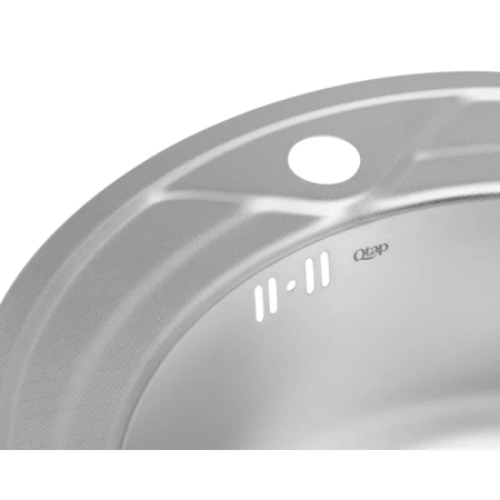 Фото Кухонна мийка Qtap D510 Micro Decor 0,8 мм