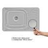 Фото Кухонна мийка Lidz 6642 Micro Decor 0,8 мм