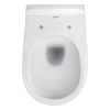 Унітаз підвісний безобідковий Kroner Oker WHI533536 RIMLESS з сидінням