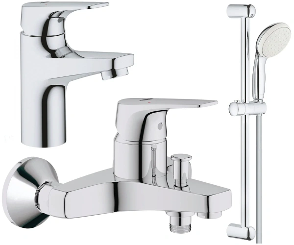 Набір змішувачів 3 в 1 GROHE BAU FLOW