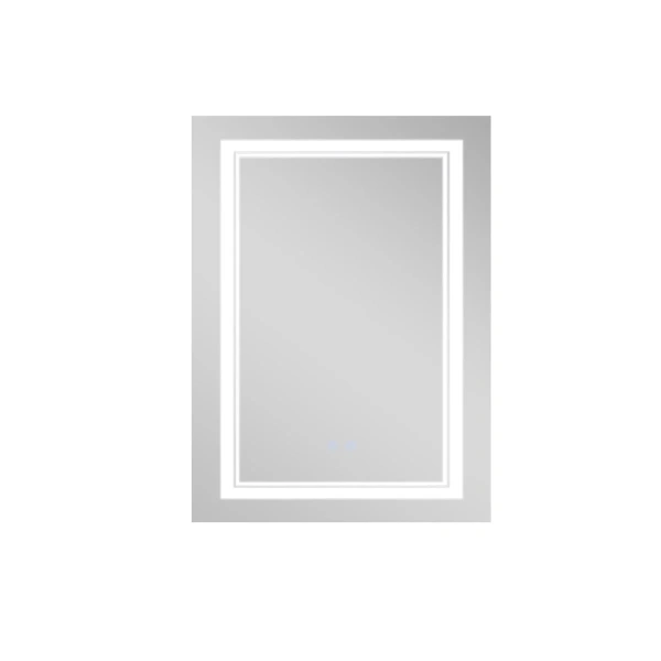 Дзеркало Qtap Cardinal 600х800 з LED-підсвічуванням Touch, з антизапотіванням, з димером, рег. темп. кольору (3000-6500K)