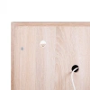 Дзеркальна шафа підвісна Qtap Pisces 600х800х140 Whitish oak з LED-підсвічуванням