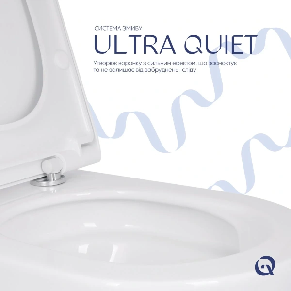 Унітаз підвісний Qtap Scorpio ML Ultra Quiet 490x365x325 мм, з сидінням Soft-close MagLock, White