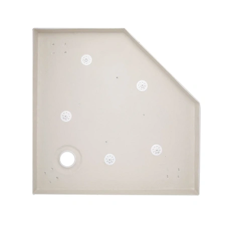 Фото Душовий піддон Qtap Diamond 100x100x12 см + сифон