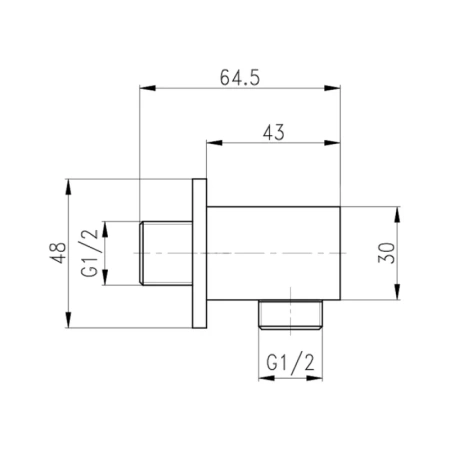 Фото Підключення шлангу Qtap 1/2"